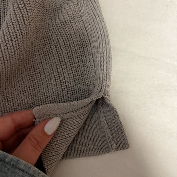 Wilfred Gray Crevier Knit Crop Top - Picture 3 of 3